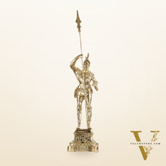 Brass Handcrafted Roman Soldier Showpiece Statue - 30 Inch