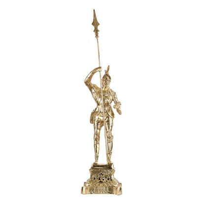 Brass Handcrafted Roman Soldier Showpiece Statue - 30 Inch