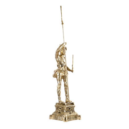 Brass Handcrafted Roman Soldier Showpiece Statue - 30 Inch