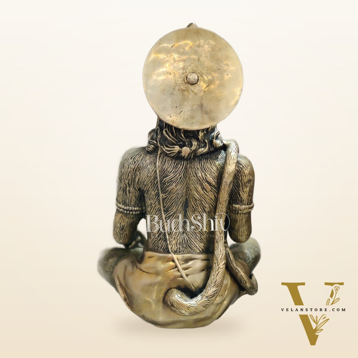Brass Hanuman Idol  | 11" Height