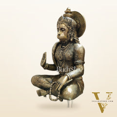 Brass Hanuman Idol  | 11" Height