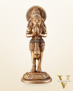 Brass Hanuman in Anjali Namaskar Mudra 4"