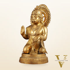 Brass Hanuman Statue - 20 Inch