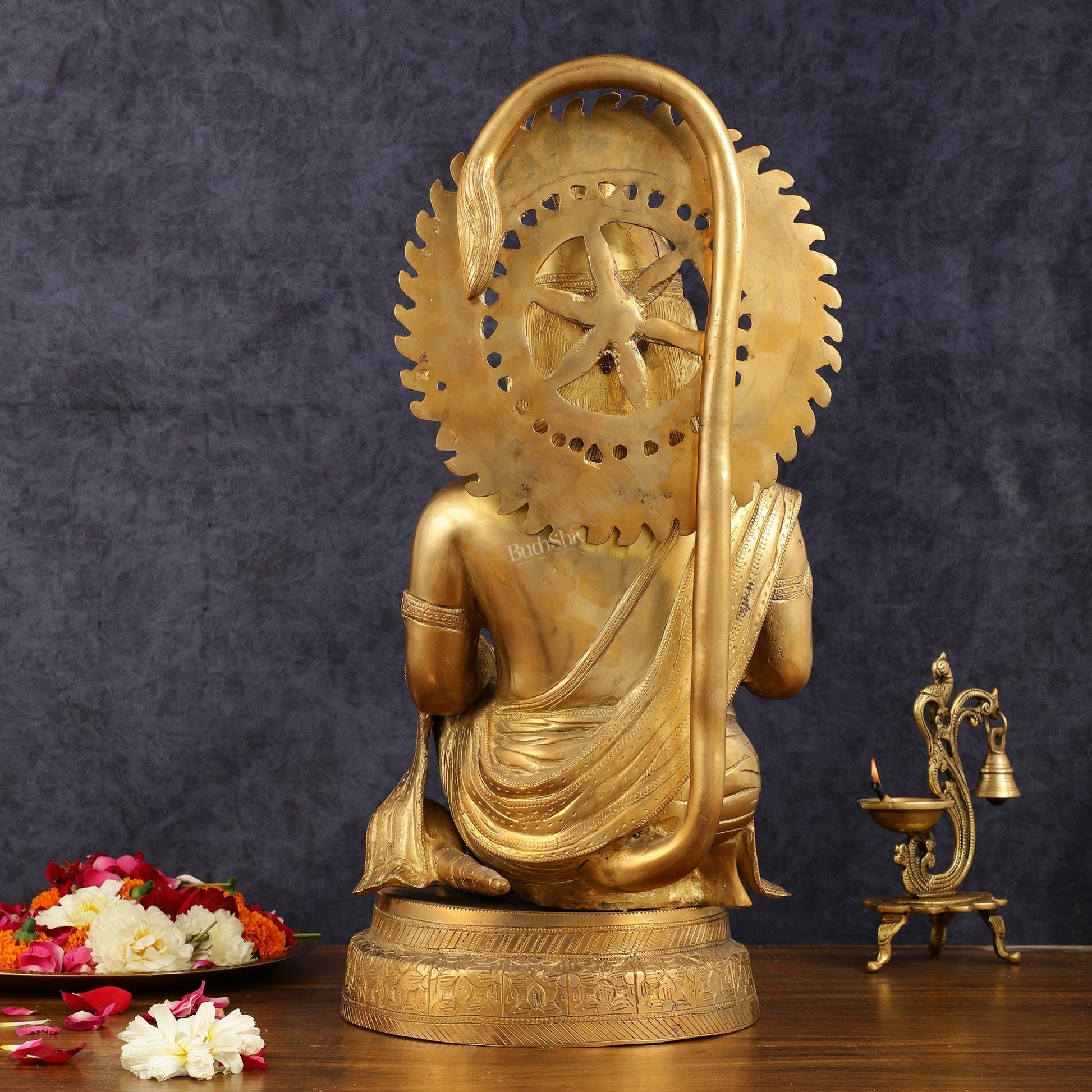 Brass Hanuman Statue - 20 Inch