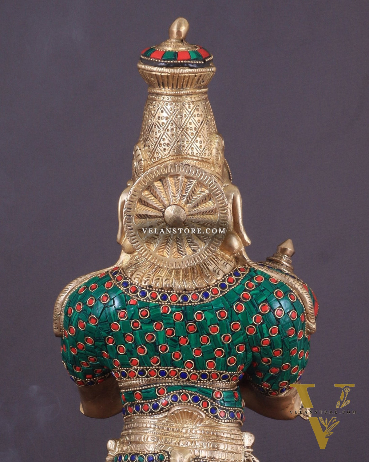 Brass Hanuman Statue in anjali Mudra - 21.5" Height