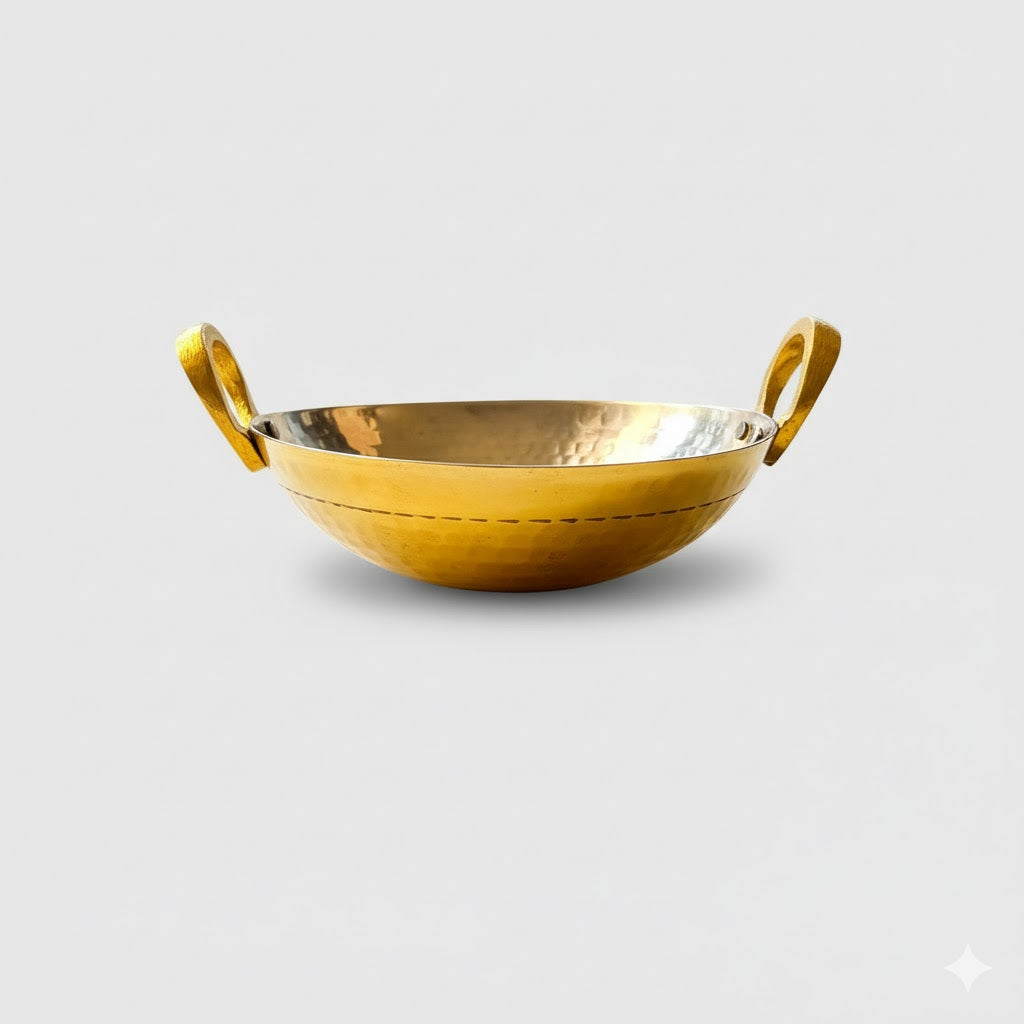 Brass Kadai without lid - Small