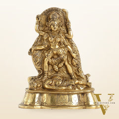 Brass Kali Ma Idol - 7 Inch