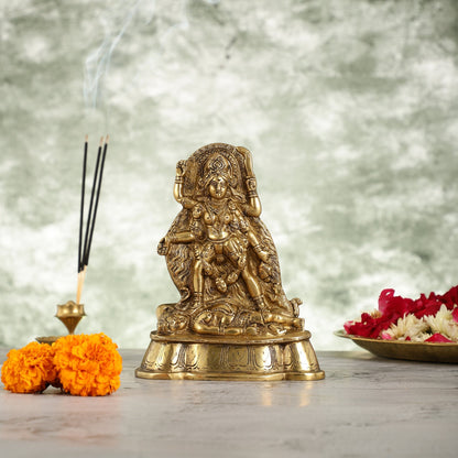 Brass Kali Ma Idol - 7 Inch