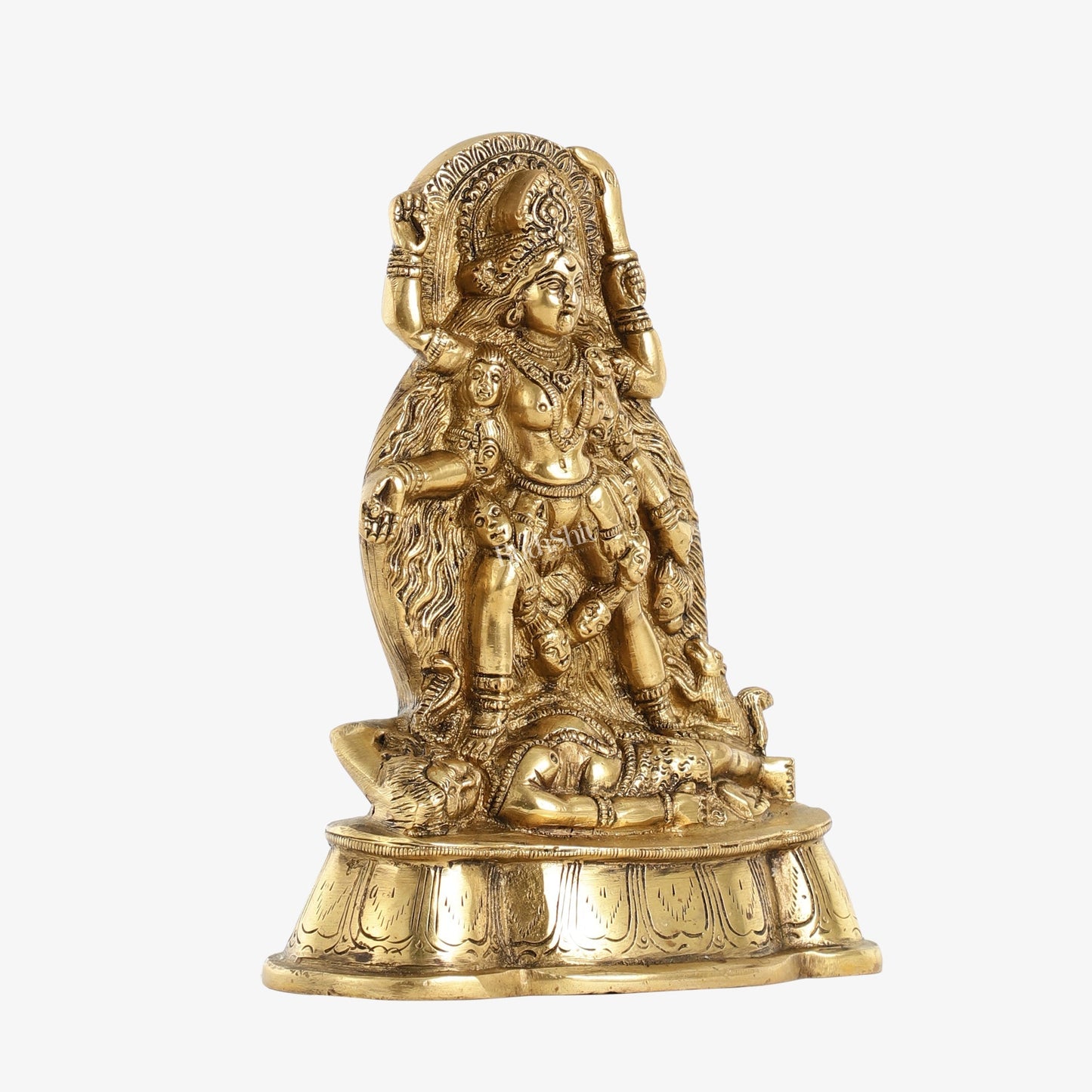 Brass Kali Ma Idol - 7 Inch