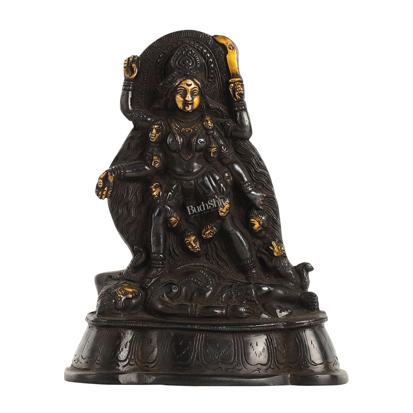 Brass Kali Ma Idol - 7 Inch