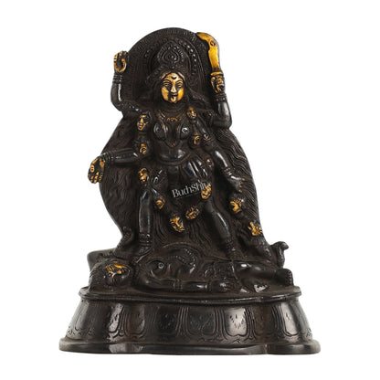 Brass Kali Ma Idol - 7 Inch