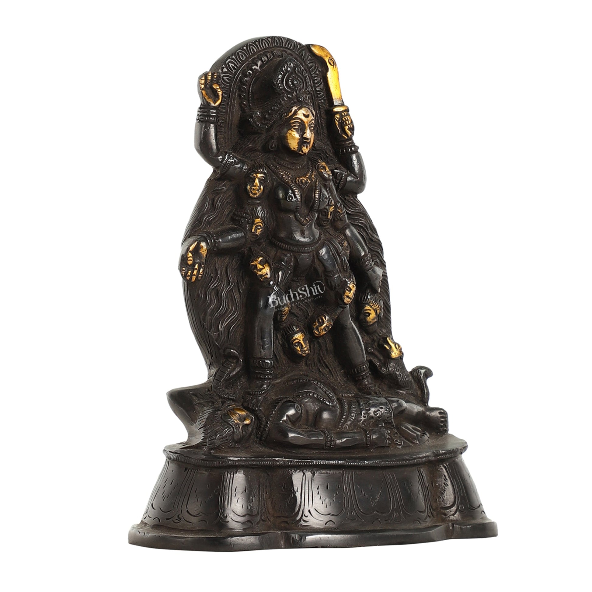 Brass Kali Ma Idol - 7 Inch