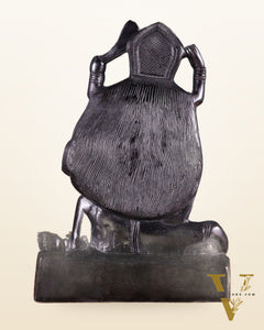 Brass Kali Ma Idol - 9.5 Inch Height