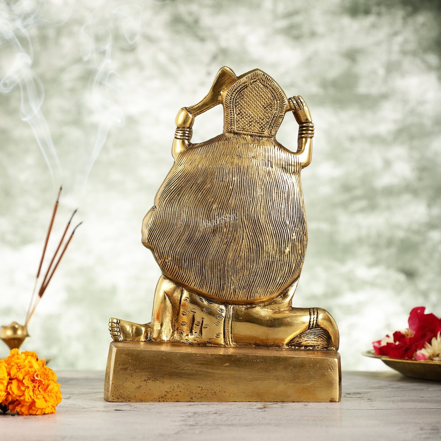 Brass Kali Ma Idol - 9.5 Inch Height