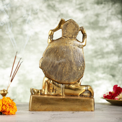 Brass Kali Ma Idol - 9.5 Inch Height