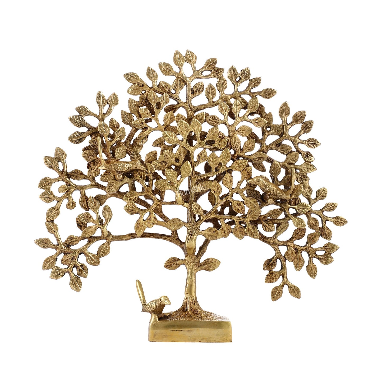 Brass Kalpavriksha tree for tables 11"