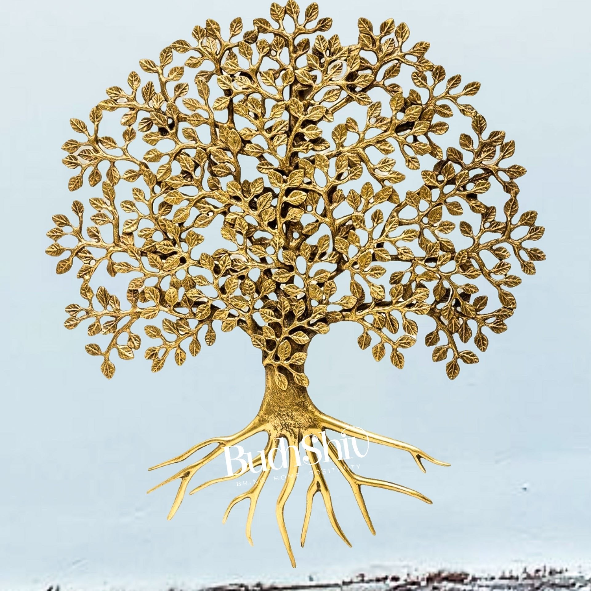 Brass Kalpavriksha Tree for wall hanging 20 inch"