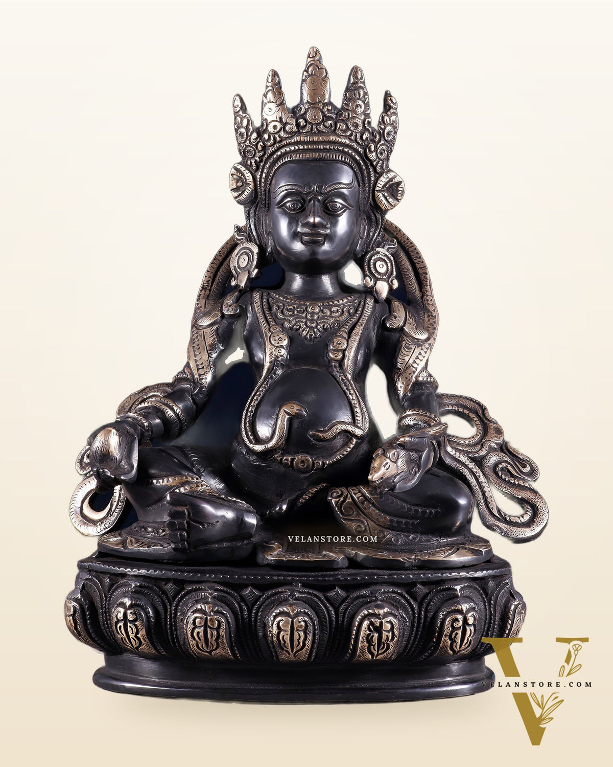 Brass Kuber Idol in Black Tone 12"