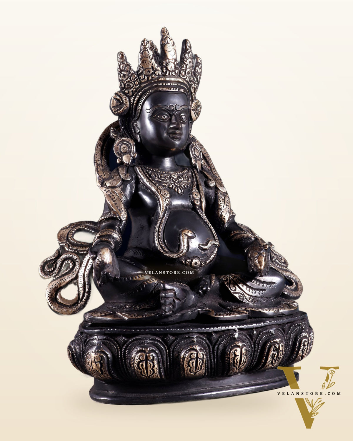 Brass Kuber Idol in Black Tone 12"
