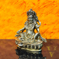 Brass Kubera Idol, 5.5" Height, God of Wealth