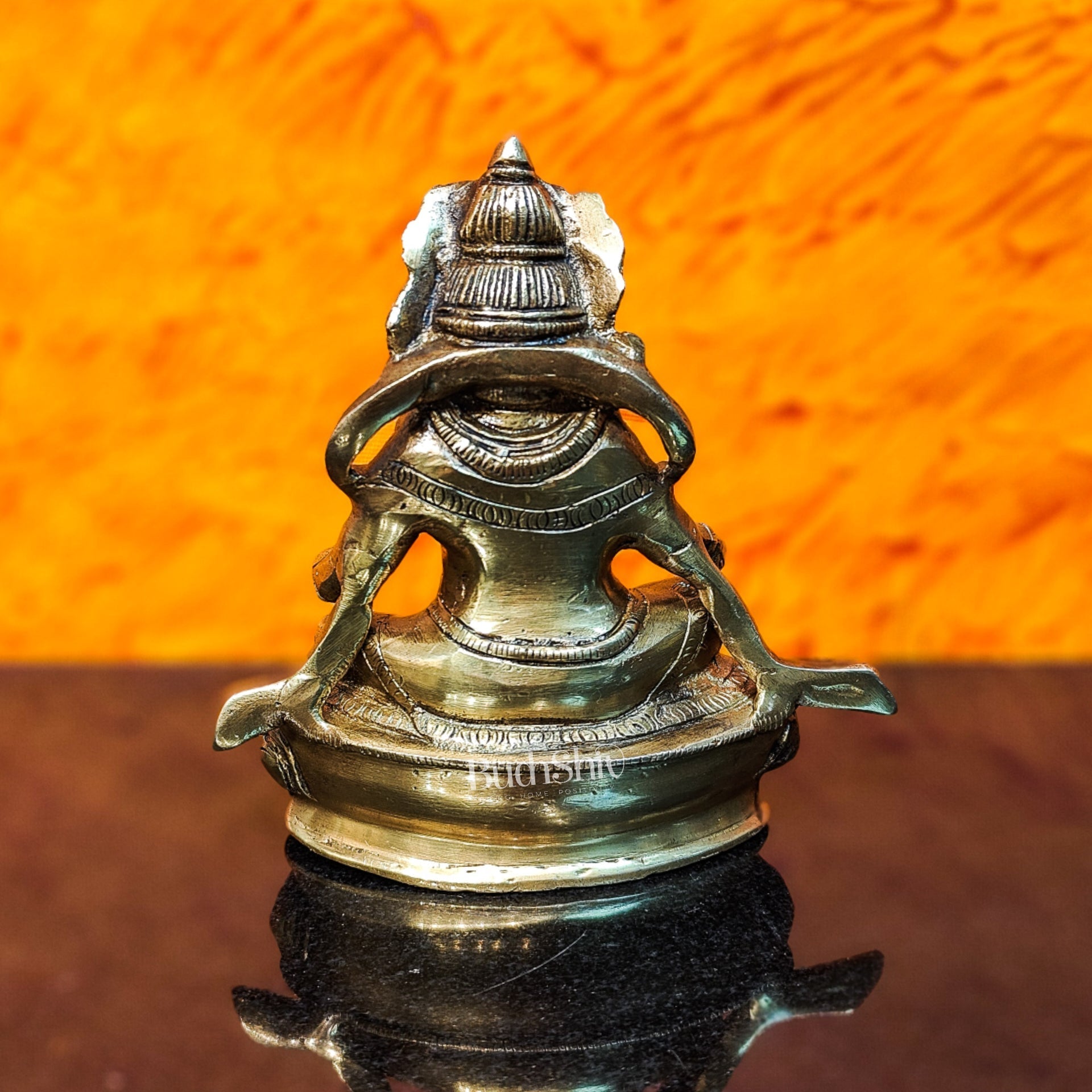 Brass Kubera Idol, 5.5" Height, God of Wealth