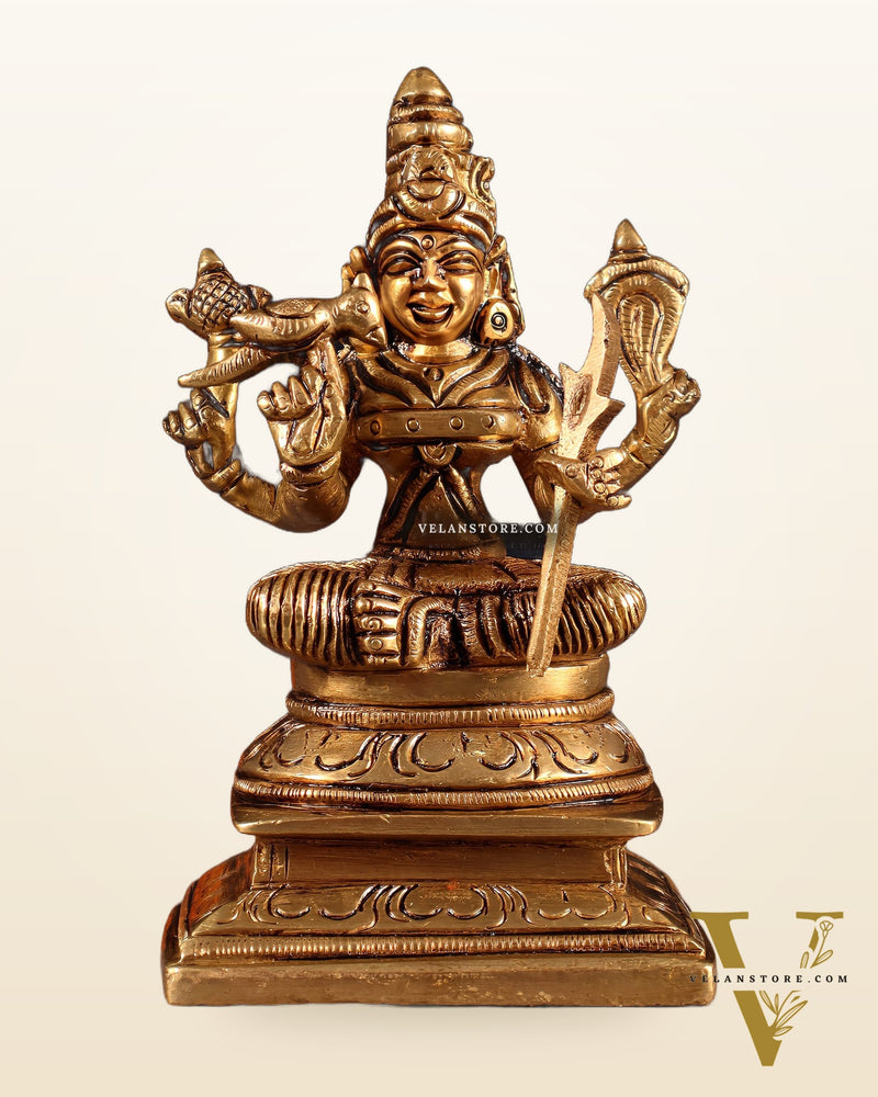 Brass Lalita Devi Idol – 4.5"