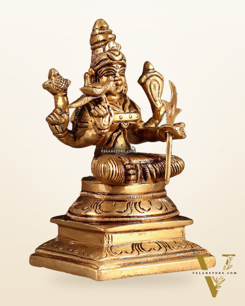 Brass Lalita Devi Idol – 4.5"