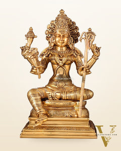 Brass Lalita Devi Idol – Superfine Carvings | 12 inch