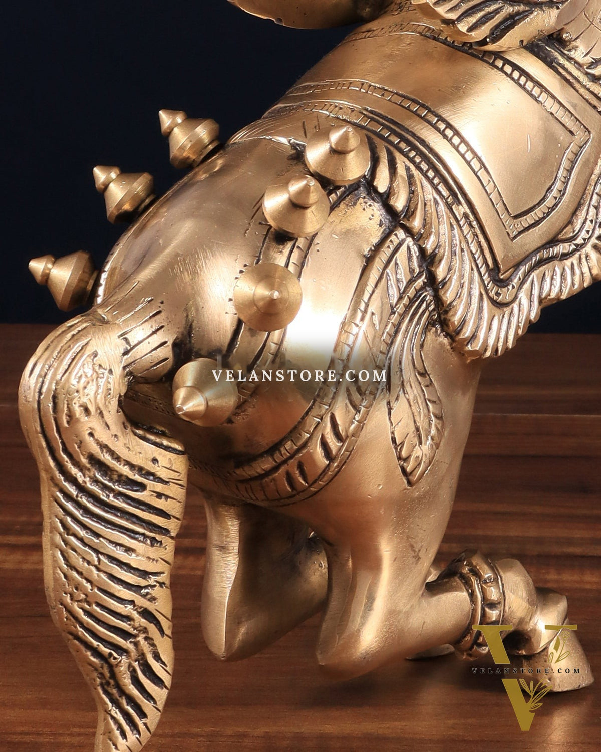 Brass large Flying Horse Pegasus Showpiece – 11.5" x 12" x 3.5" | Majestic Artistic Statue