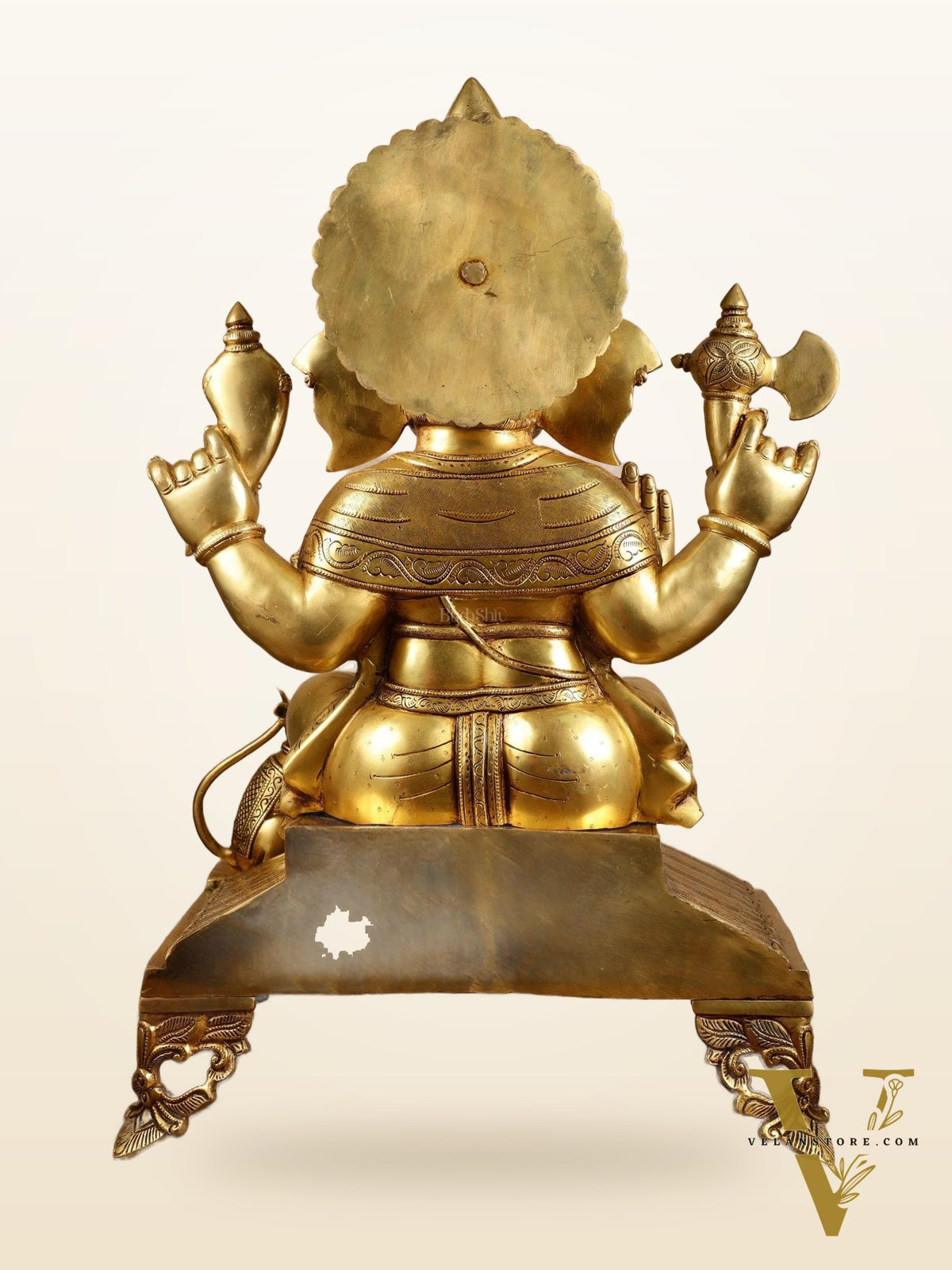 Brass Large Ganesha Sculpture 27.5