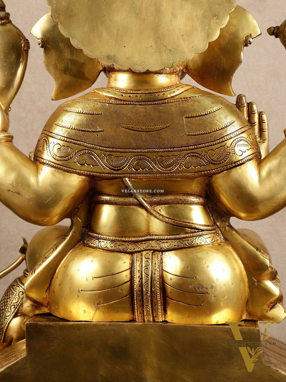 Brass Large Ganesha Sculpture 27.5
