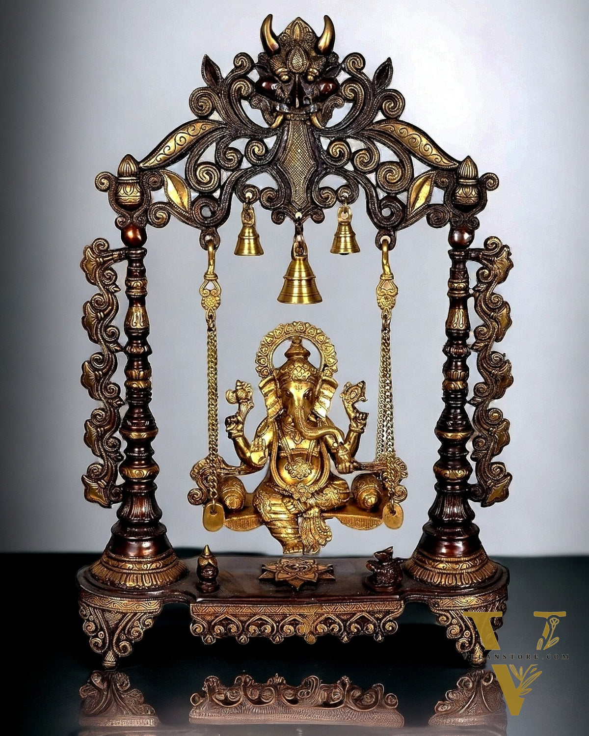 Brass Large Ganesha Swing - 26 inch