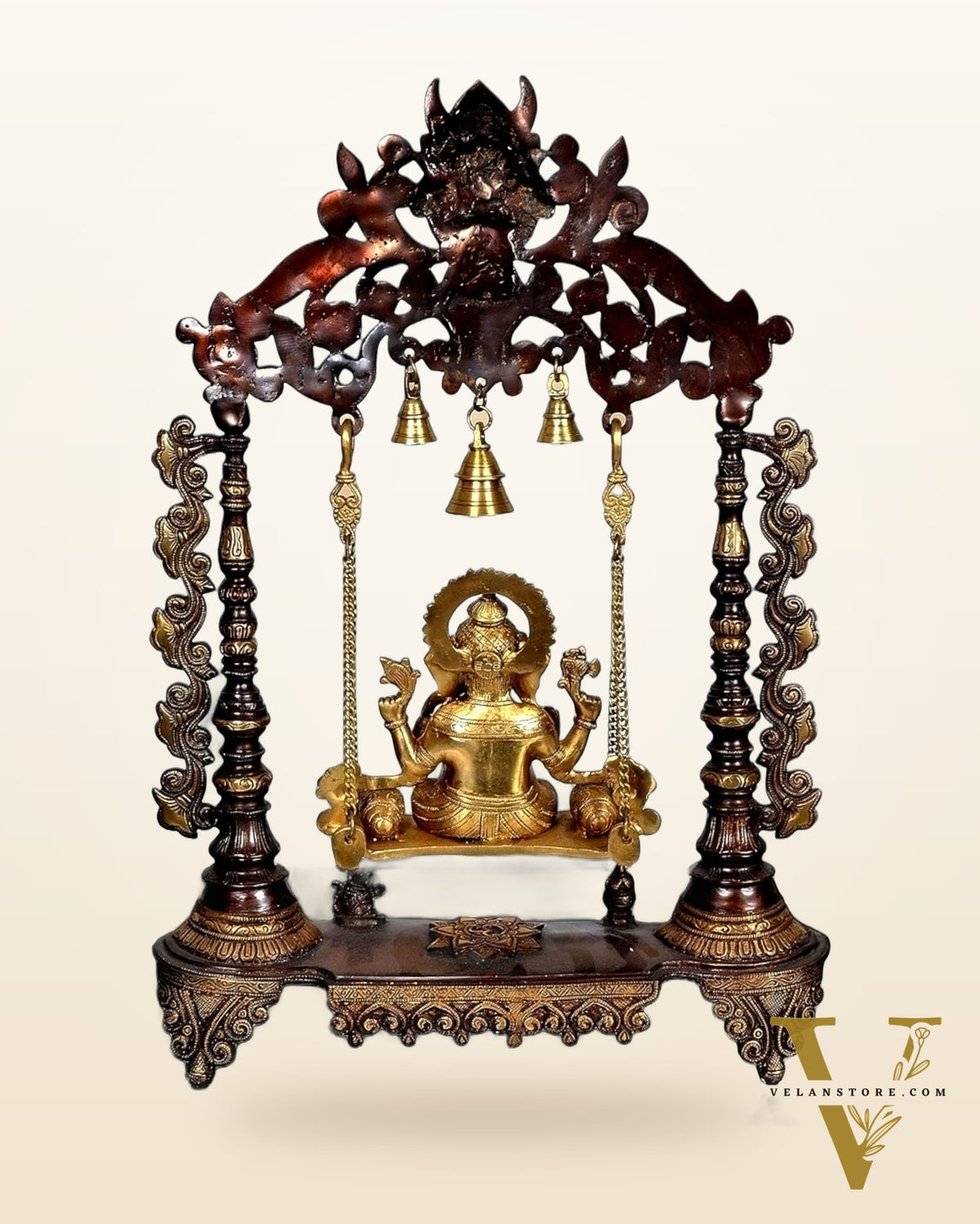 Brass Large Ganesha Swing - 26 inch