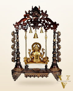 Brass Large Ganesha Swing - 26 inch