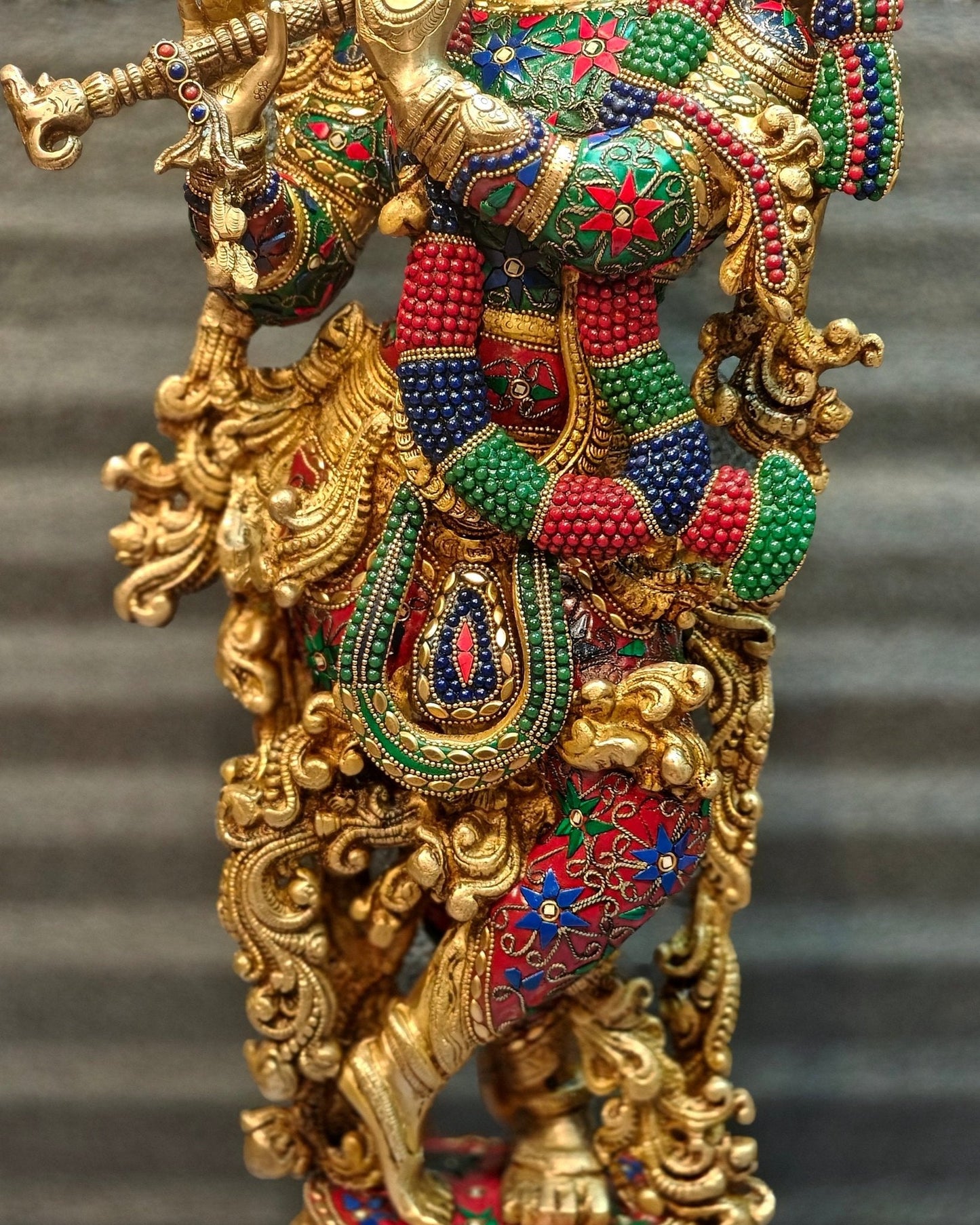 Brass large Lord Krishna Murti | 30 Inch