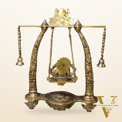Brass Large Sized Ganapati Swing - Handcrafted with Superfine Brass 3 feet