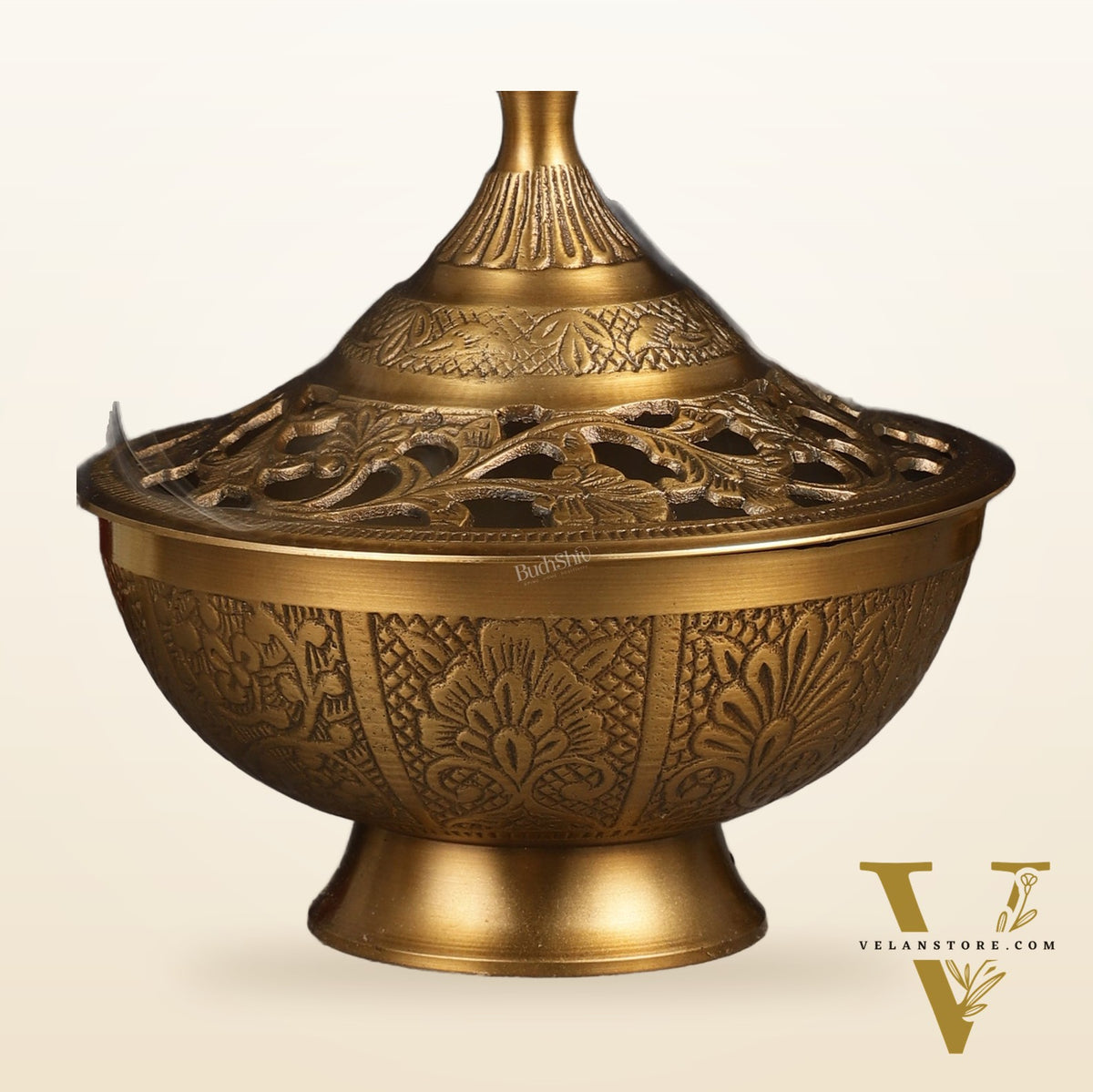Brass Loban Daan Dhoop Daani 6"