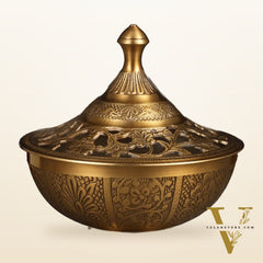 Brass Loban Daan Dhoop Daani 6"