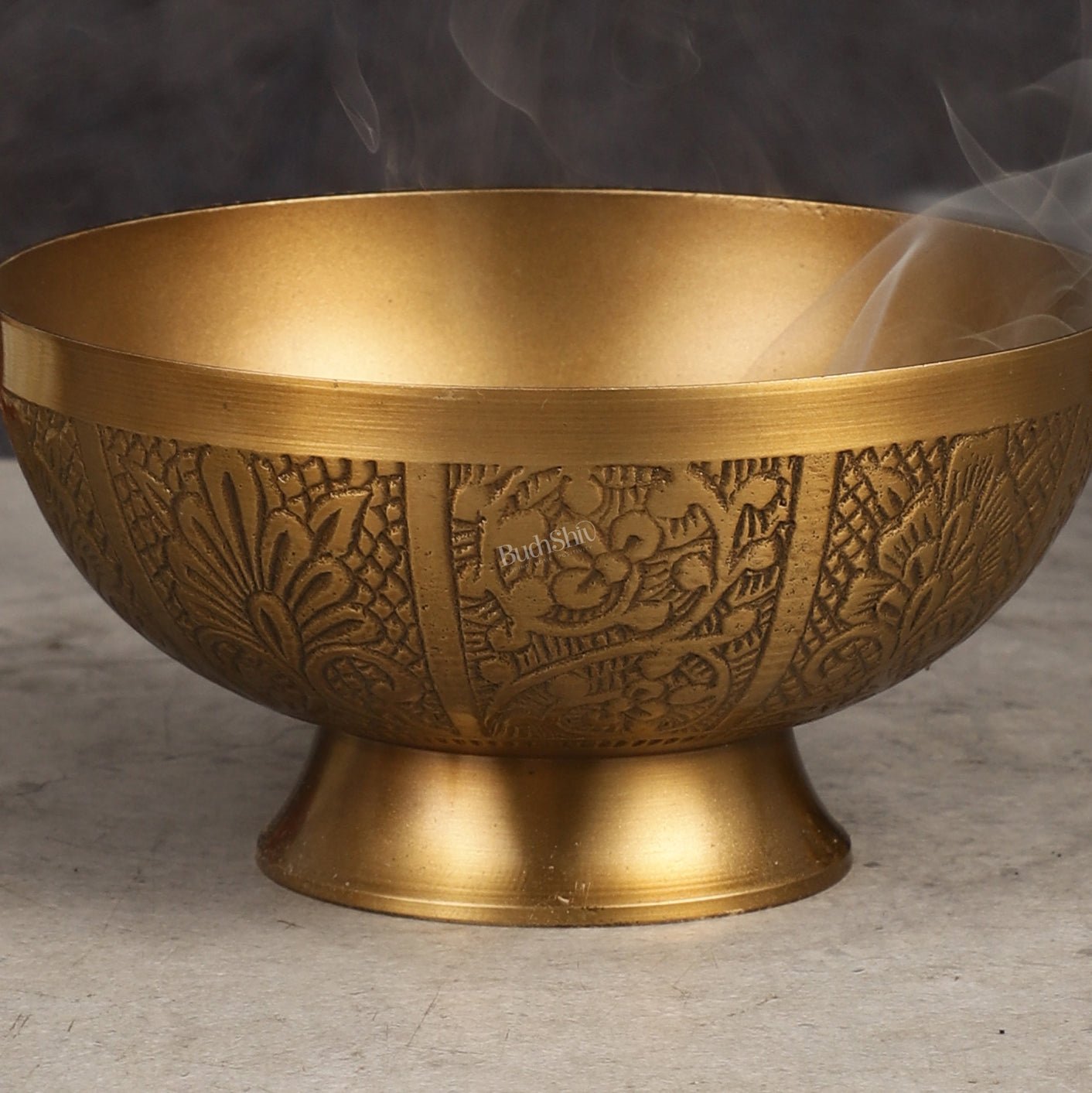 Brass Loban Daan Dhoop Daani 6"