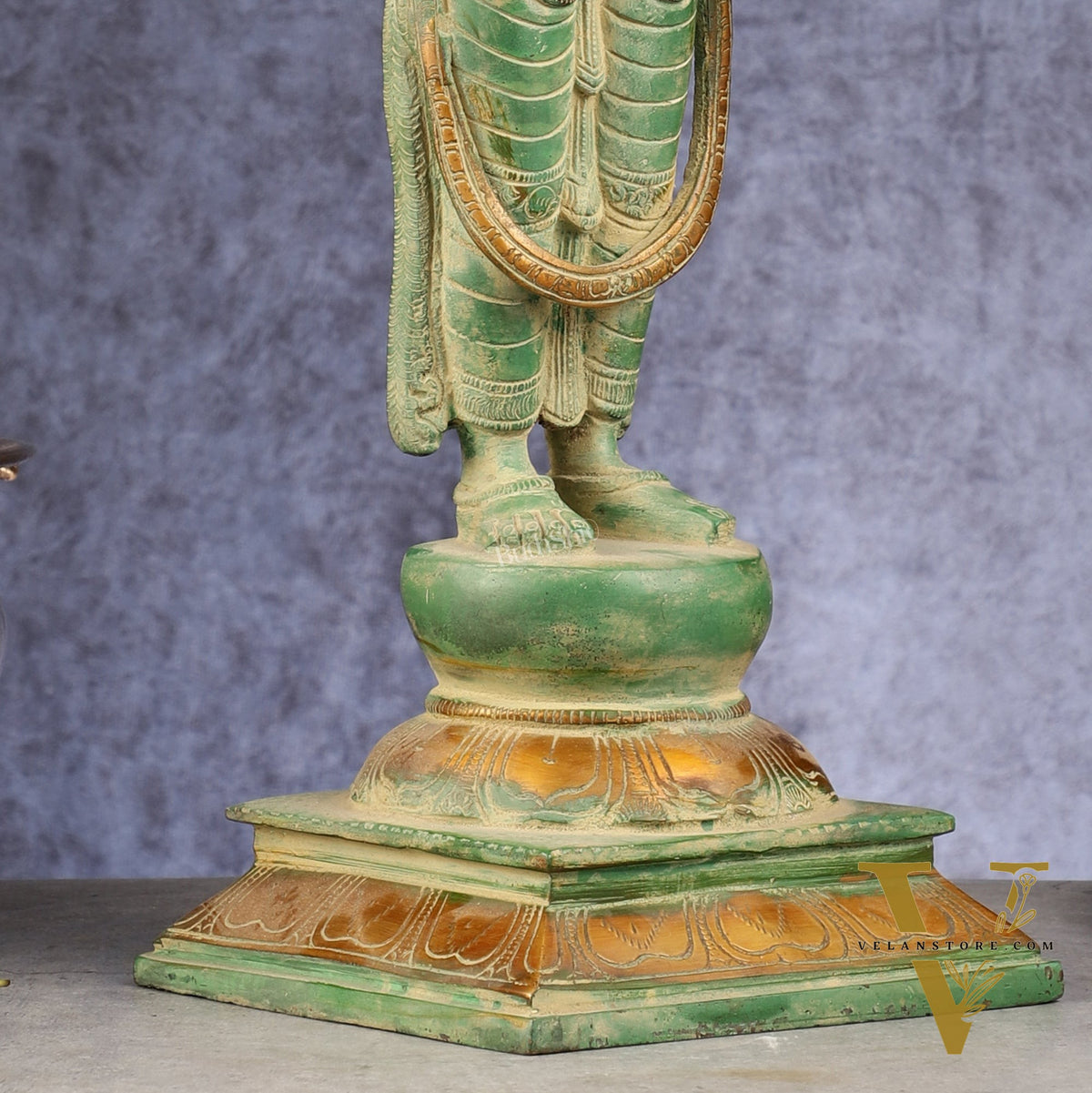 Brass Lord Brahma Statue - 16 Inch