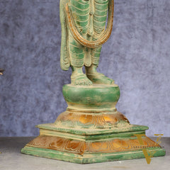 Brass Lord Brahma Statue - 16 Inch
