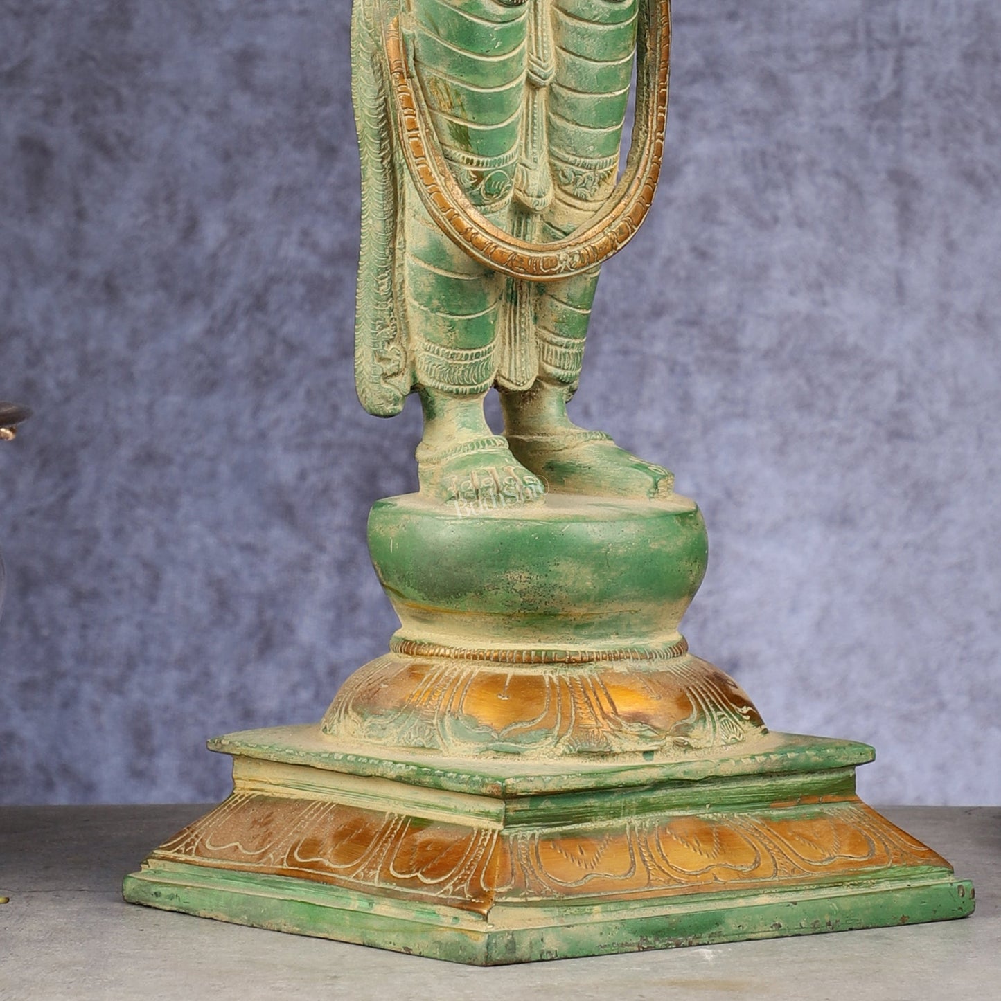 Brass Lord Brahma Statue - 16 Inch