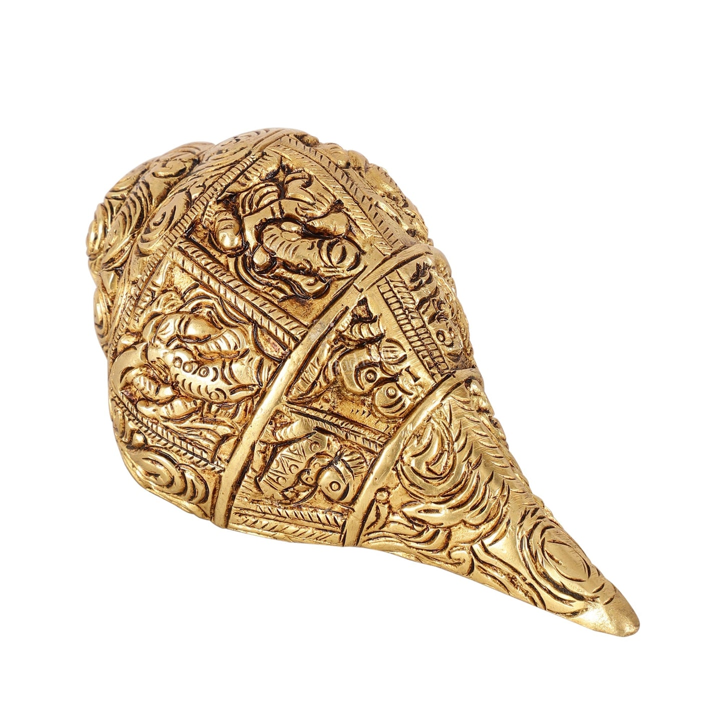 Brass Lord ganesha Shankh conch