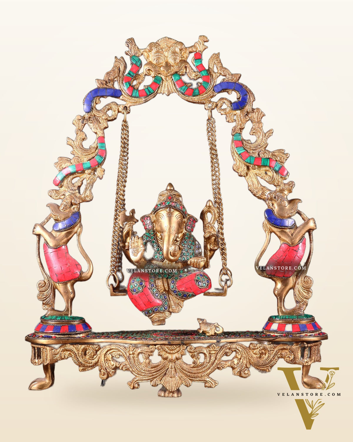 Brass Lord Ganesha Swing - 18 Inch