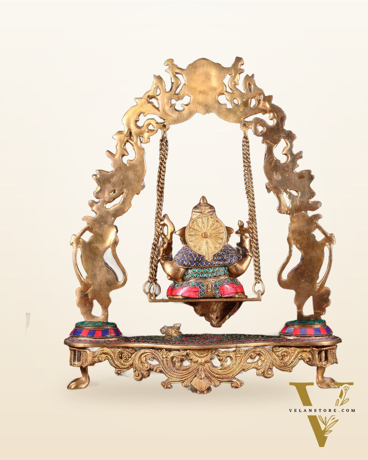 Brass Lord Ganesha Swing - 18 Inch