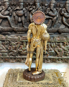 Brass Lord Hanuman Statue Standing 24" Height