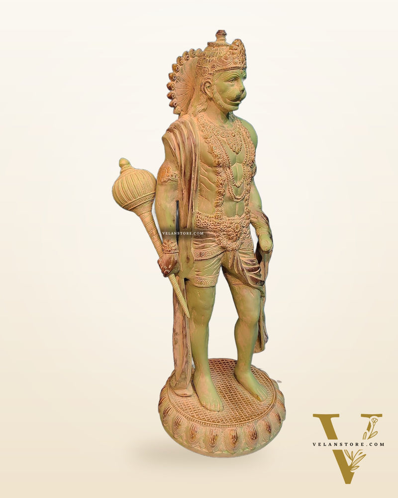 Brass Lord Hanuman Statue Stone finish 24" Height