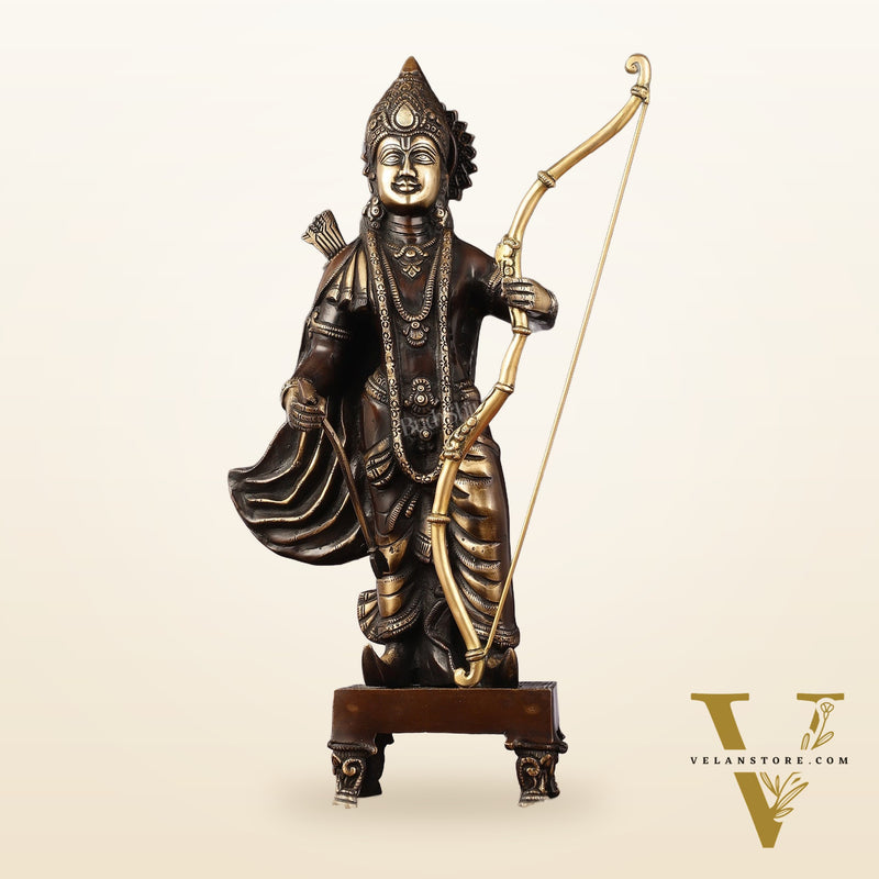 Brass Lord Rama Idol brown | 18"