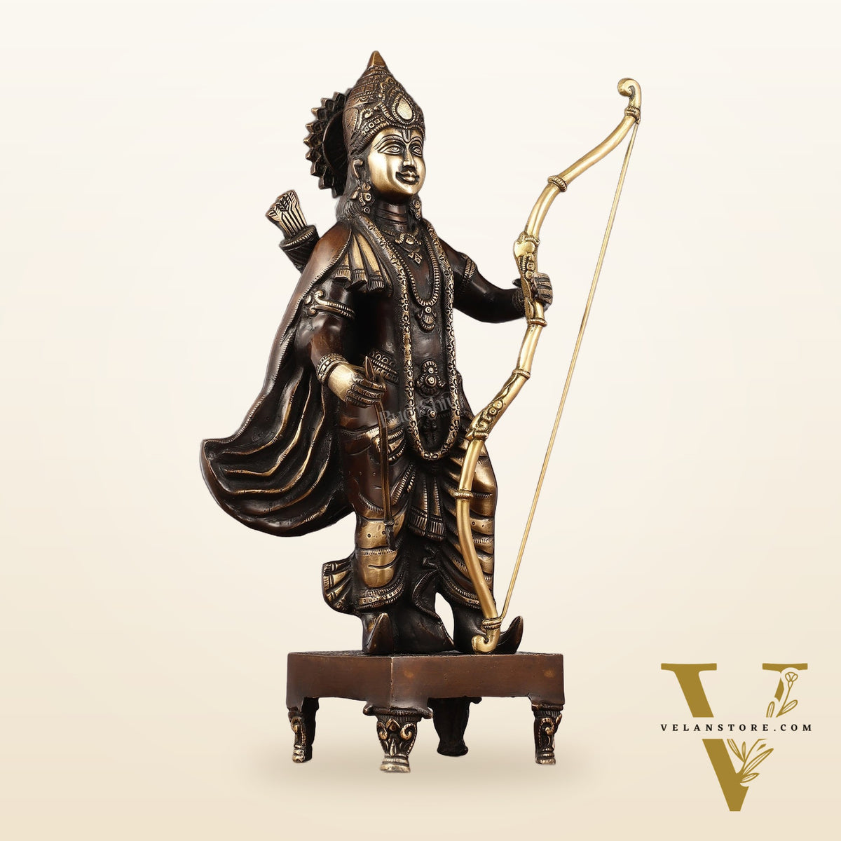 Brass Lord Rama Idol brown | 18"