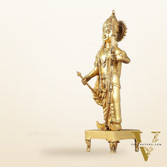 Brass Lord Rama statue | 18"